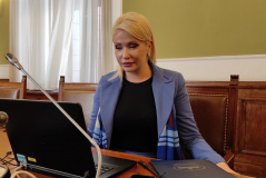 7. septembar 2022. Šefica delegacije u PS OEBS Sandra Božić